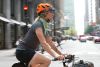 The Abus Urban-I v.2 helmet in use. The Abus Urban-I v.2 helmet in use.